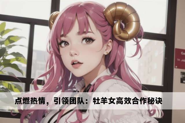 点燃热情，引领团队：牡羊女高效合作秘诀