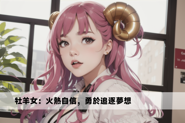 牡羊女：火熱自信，勇於追逐夢想