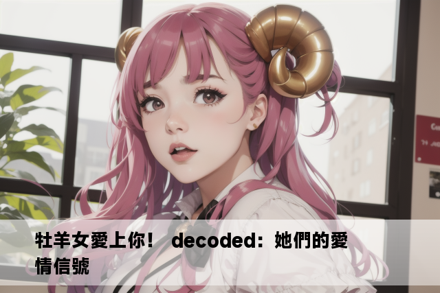 牡羊女愛上你！ decoded：她們的愛情信號